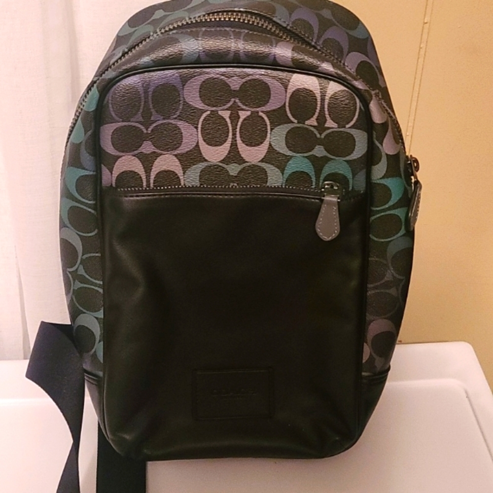 Coach Westway Signature Backpack in Rainbow